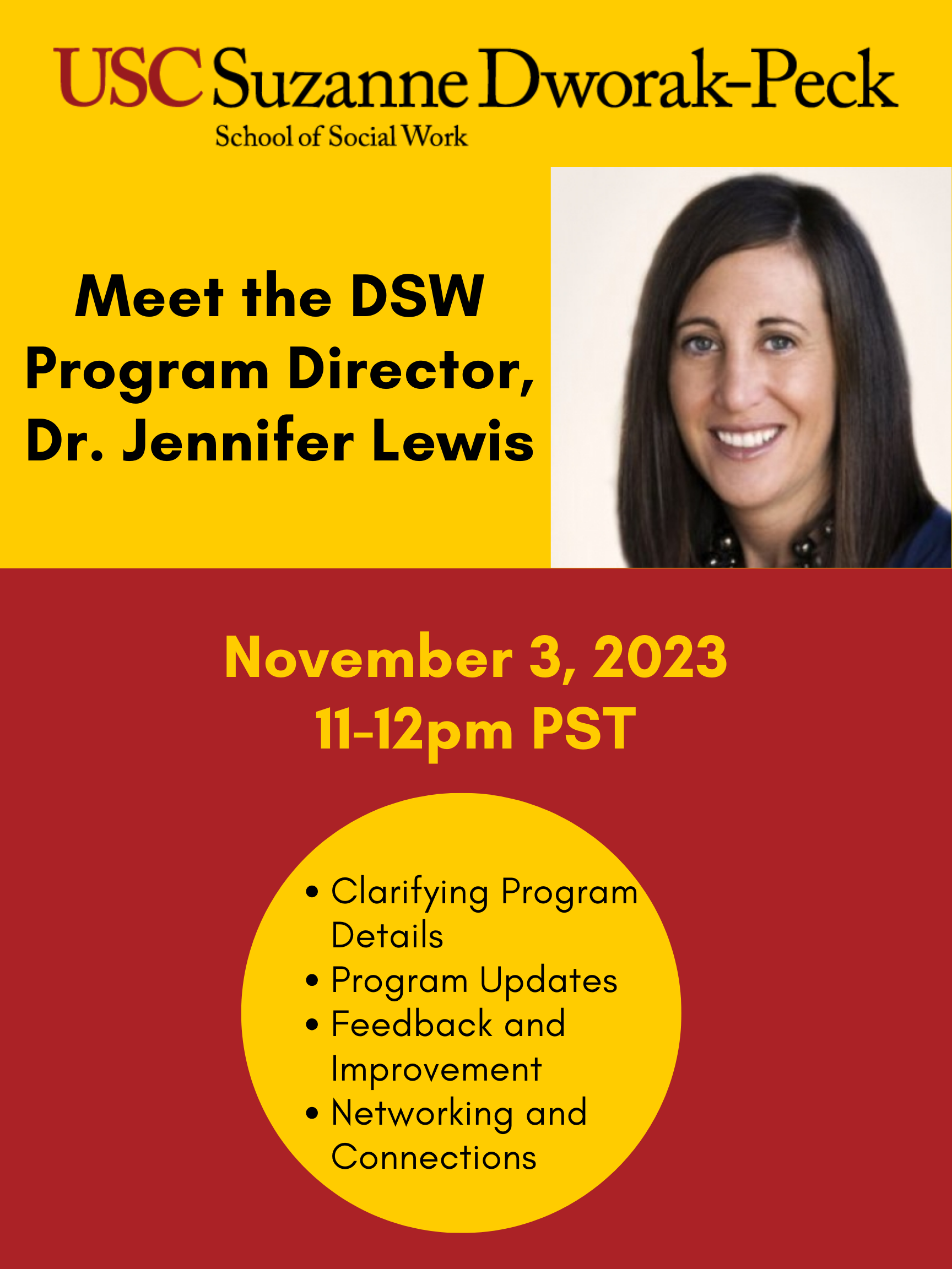 Meet the DSW Program Director (Online) 11.3.2023