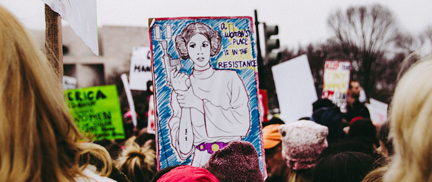 Star Wars protest poster