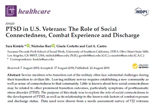 PTSD in U.S. Veterans