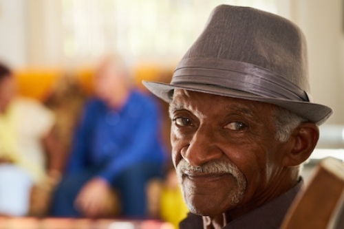 older gentlemen in a nice hat