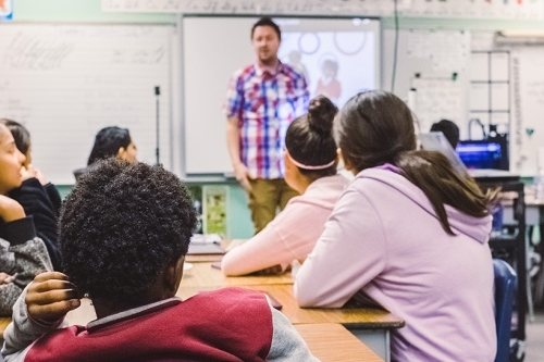 Teacher & classroom