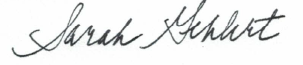 Dean Gehlert Signature