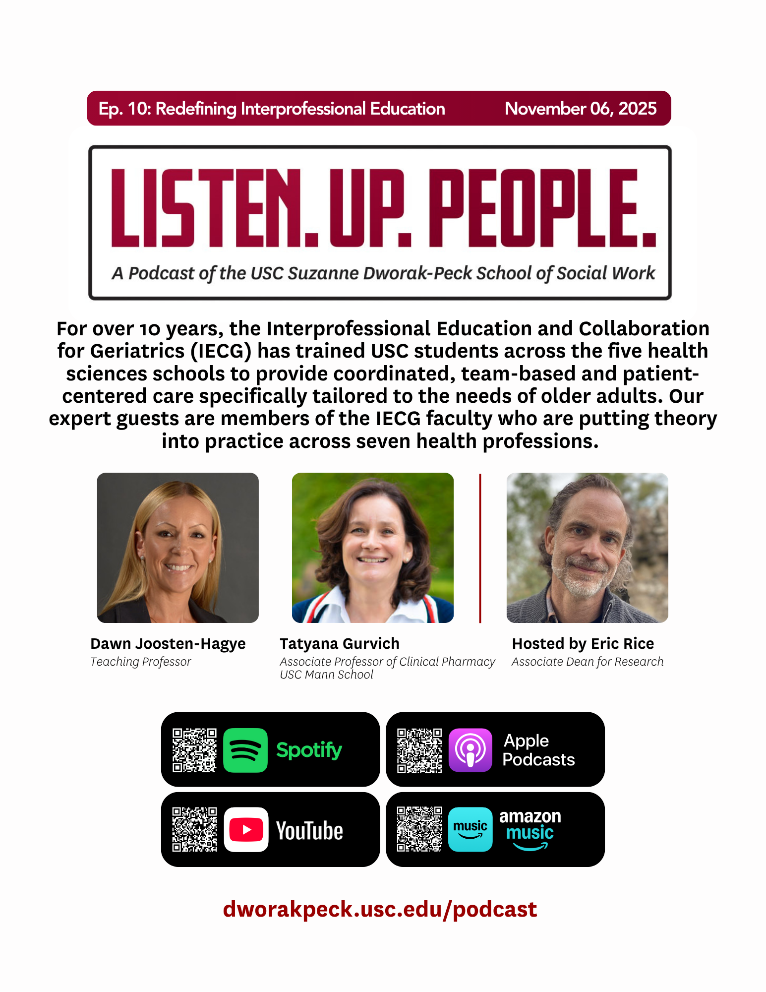 Listen.Up.People. Episode 10 Flyer