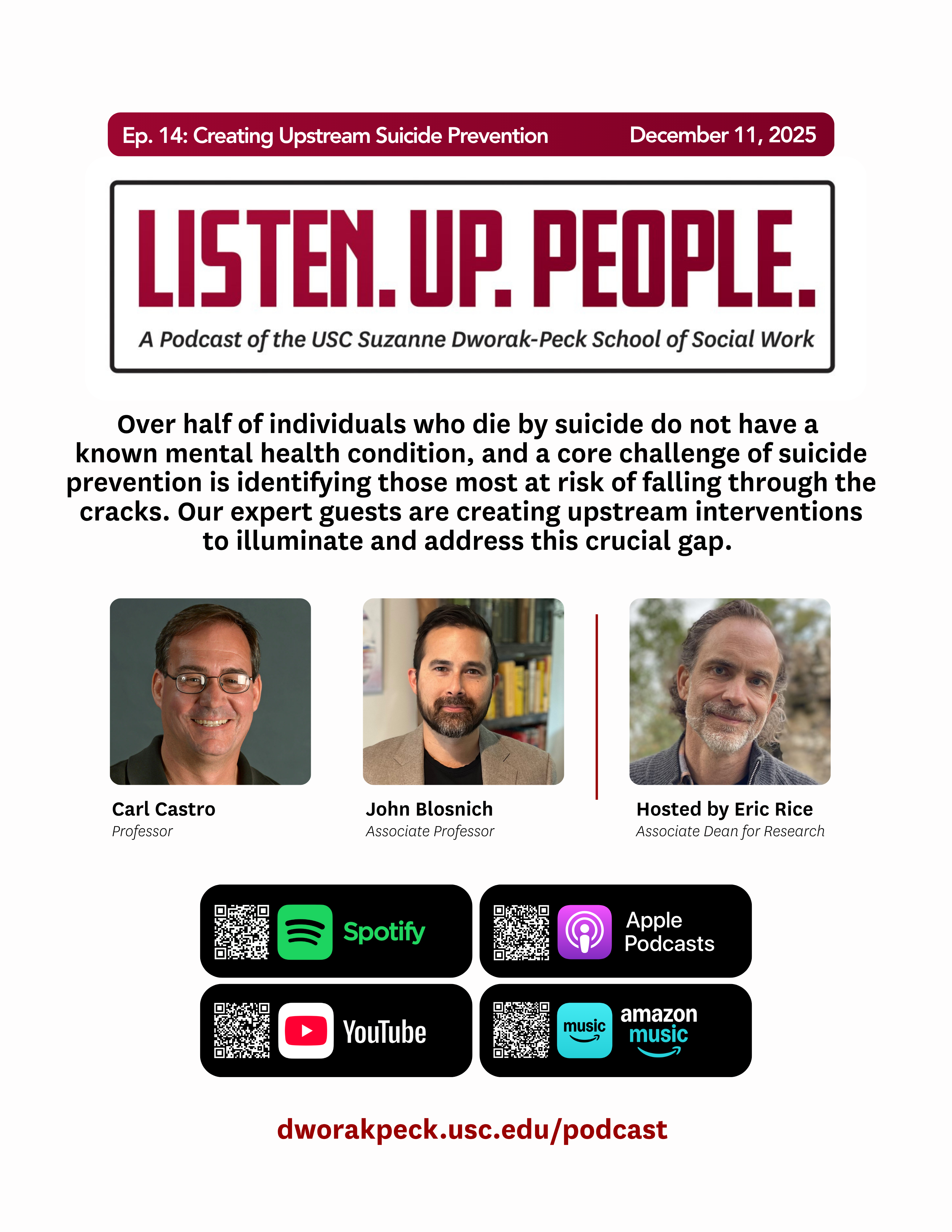 Listen.Up.People. Episode 14 Flyer