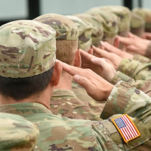 military salute