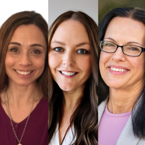 Composite photo of 3 faculty members