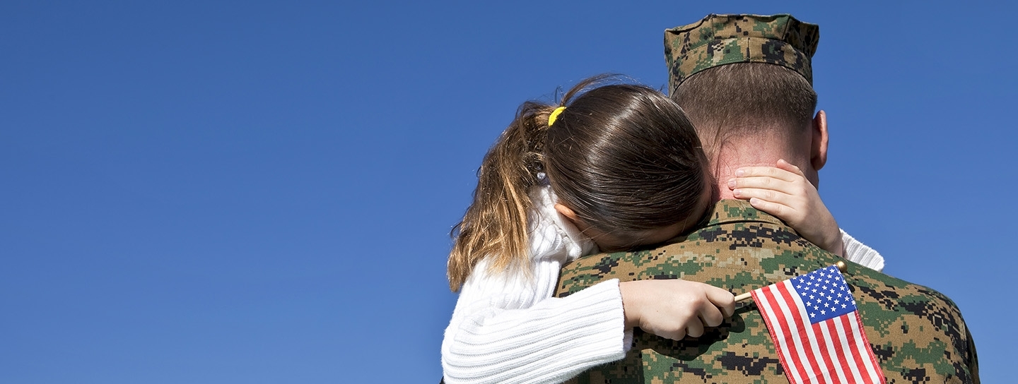 military child-flag